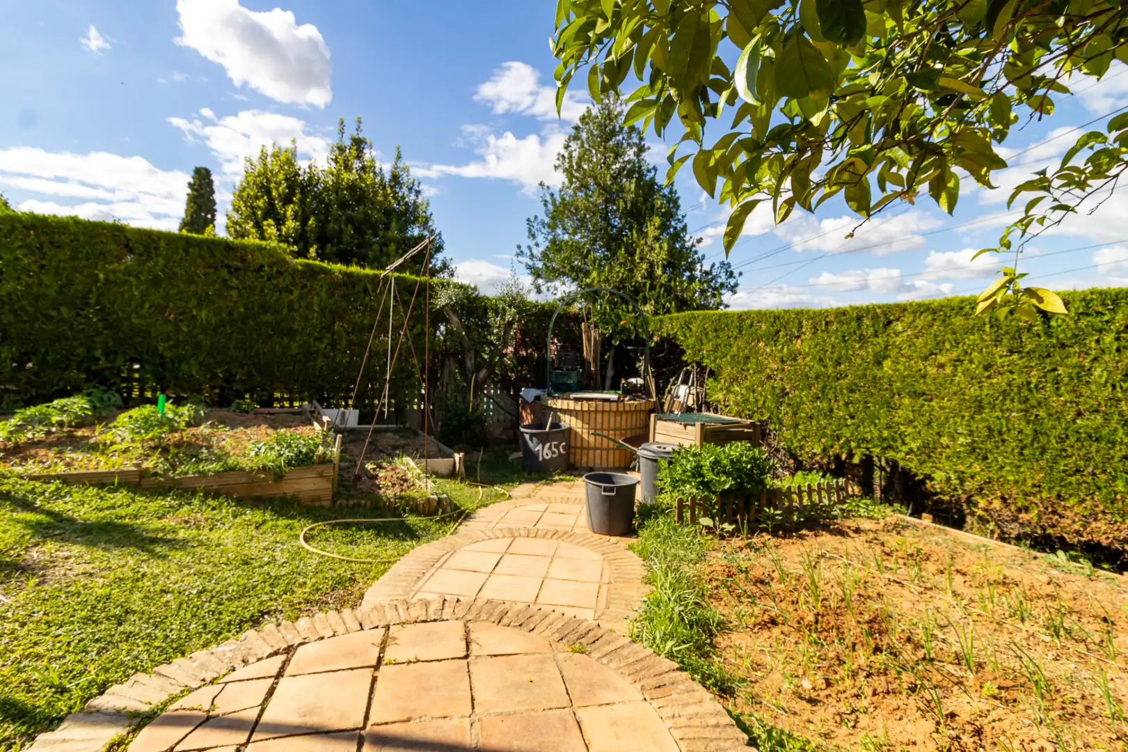 Jardín de Casa o chalet en venta en Bollullos de la Mitación con Aire acondicionado, Calefacción y Jardín privado
