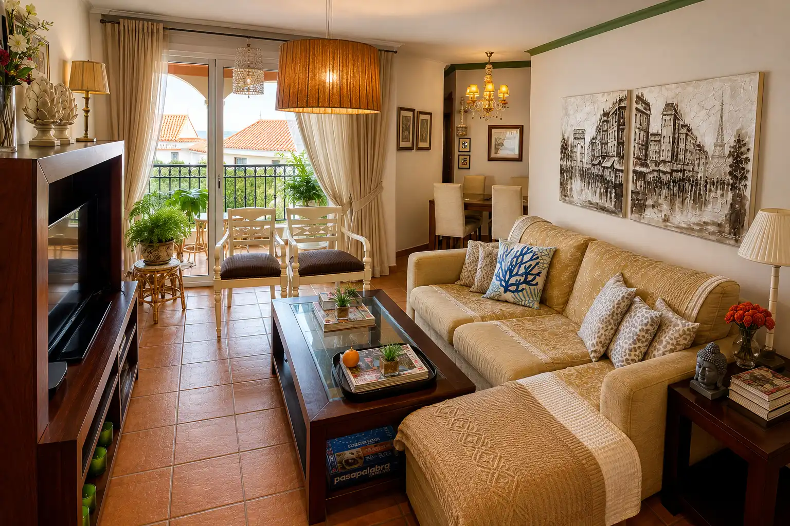 Sala de estar de Ático de alquiler en Santa Úrsula con Amueblado, Horno y Lavadora