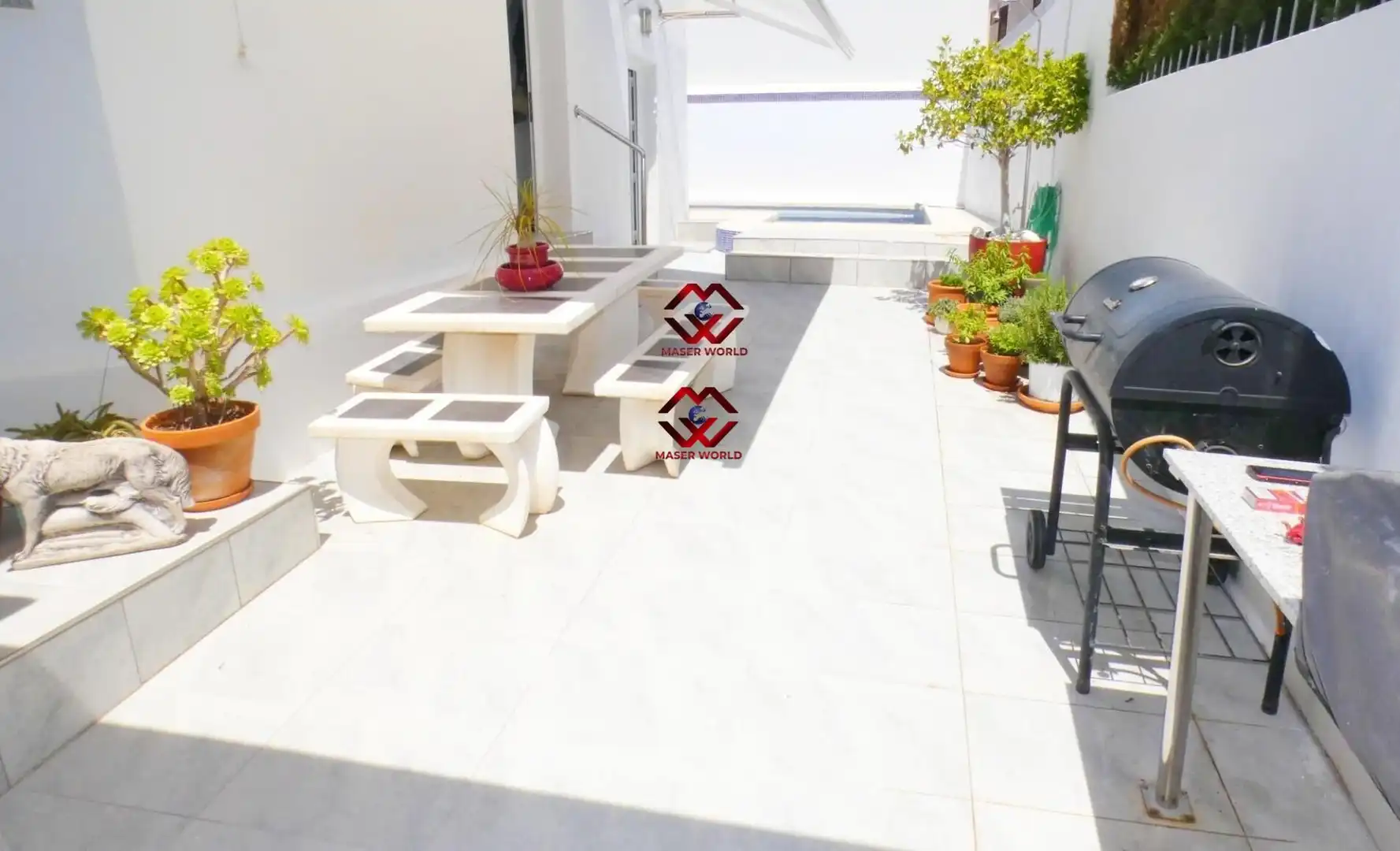 Terrassa de Casa o xalet en venda en Mazarrón amb Aire condicionat, Calefacció i Terrassa