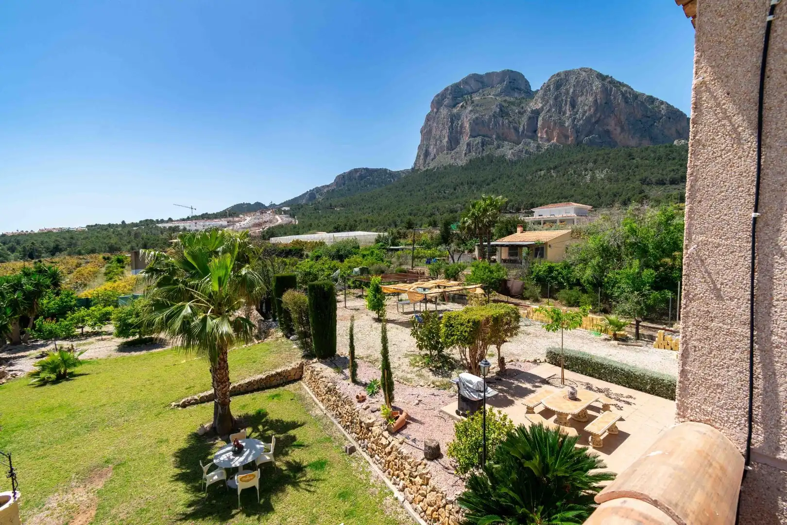 Jardí de Casa o xalet de lloguer en Polop amb Aire condicionat, Jardí privat i Terrassa