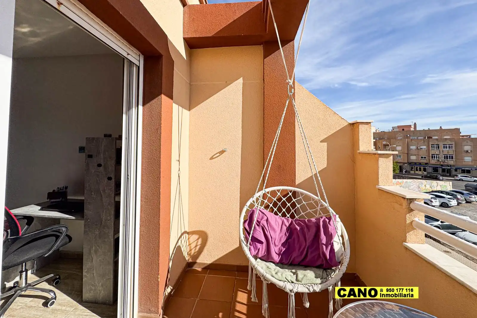 Balcony of Houses for sale in El Ejido  with Air Conditioner, Heating and Terrace