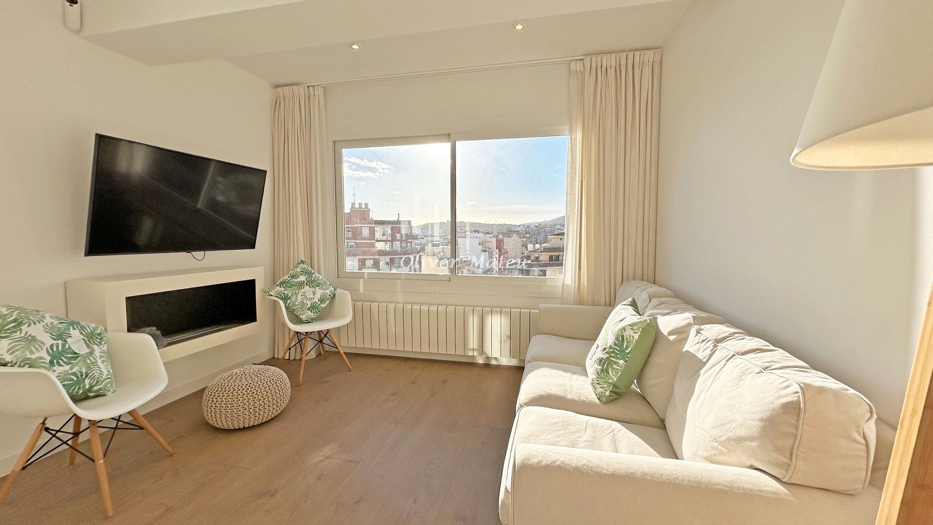 Sala d'estar de Àtic en venda en  Palma de Mallorca amb Aire condicionat, Calefacció i Parquet