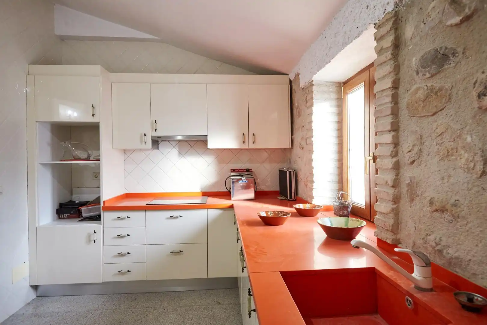 Cocina de Finca rústica en venta en Jaén con Aire acondicionado, Jardín privado y Terraza