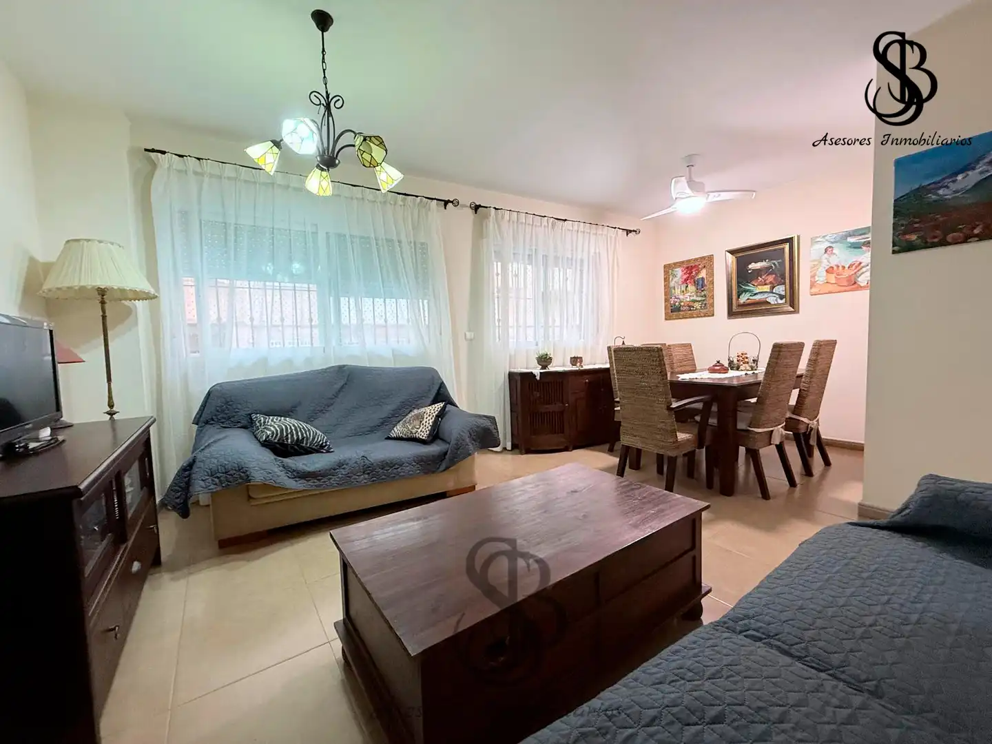 Living room of Flat for sale in Mutxamel  with Air Conditioner, Storage room and Furnished