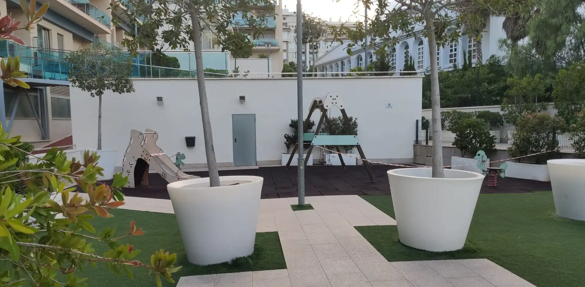 Terrasse von Dachboden zum Verkauf in Calpe / Calp mit Klimaanlage, Heizung und Terrasse