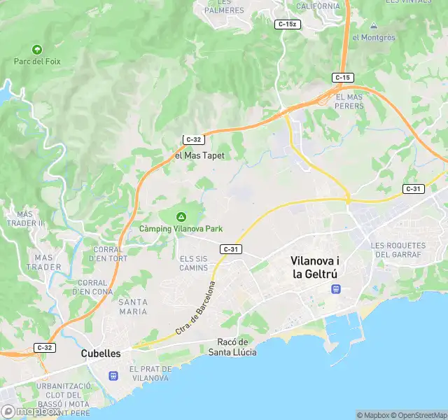 Vista exterior de Piso en venta en Vilanova i la Geltrú