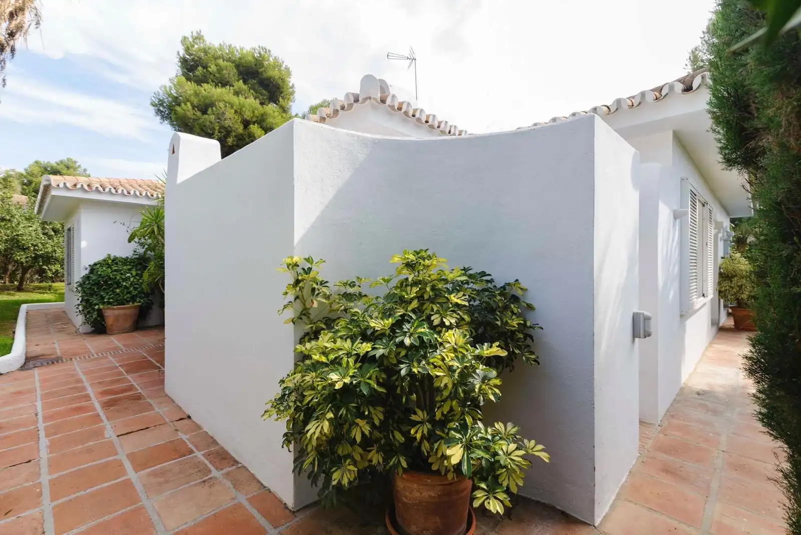 Jardí de Casa o xalet de lloguer en Marbella amb Jardí privat, Terrassa i Piscina