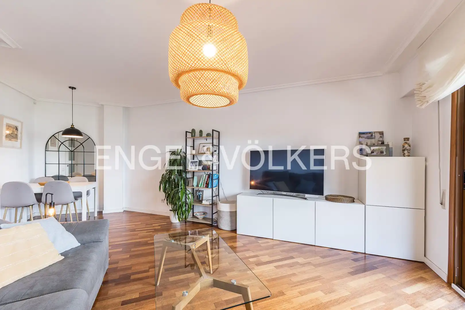 Living room of Flat for sale in Sant Joan Despí  with Air Conditioner, Heating and Parquet flooring