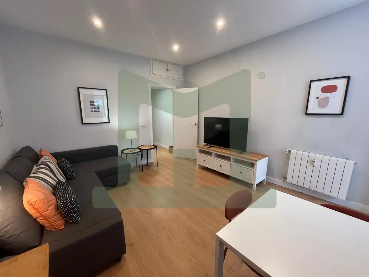 Sala de estar de Piso de alquiler en Madrid con Aire acondicionado y Amueblado