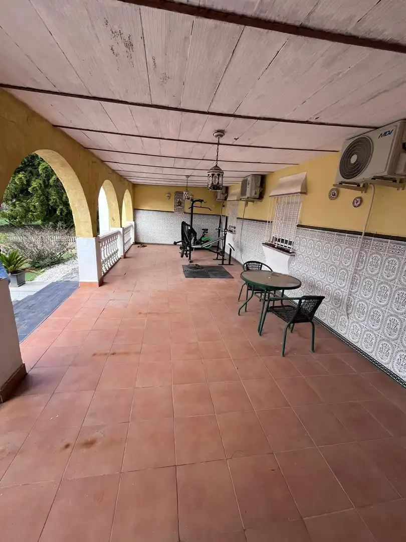Terraza de Casa o chalet en venta en Chiclana de la Frontera con Aire acondicionado, Jardín privado y Parquet
