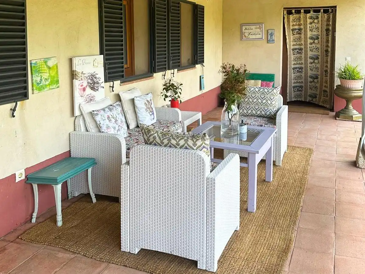 Terrassa de Casa o xalet en venda en Cuacos de Yuste amb Calefacció, Jardí privat i Terrassa