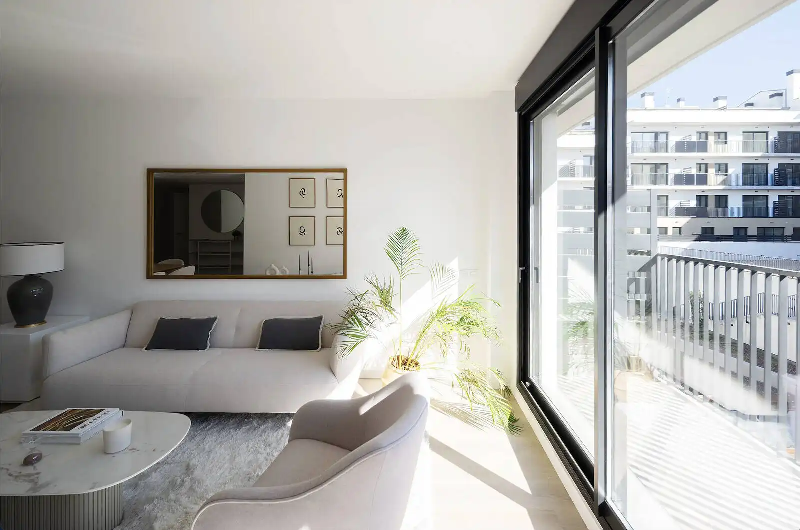 Sala d'estar de Apartament en venda en Terrassa amb Aire condicionat, Terrassa i Traster