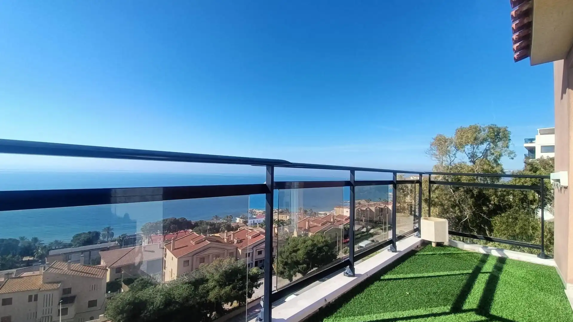 Terrassa de Apartament de lloguer en Santa Pola amb Aire condicionat, Parquet i Moblat