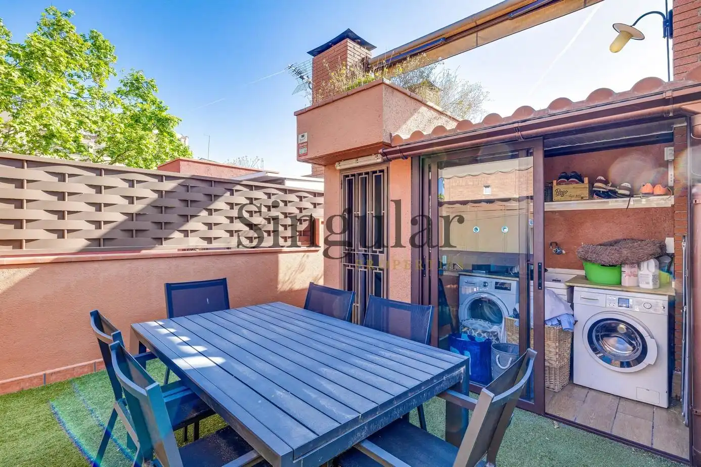 Terraza de Casa adosada en venta en Barcelona con Aire acondicionado, Calefacción y Terraza