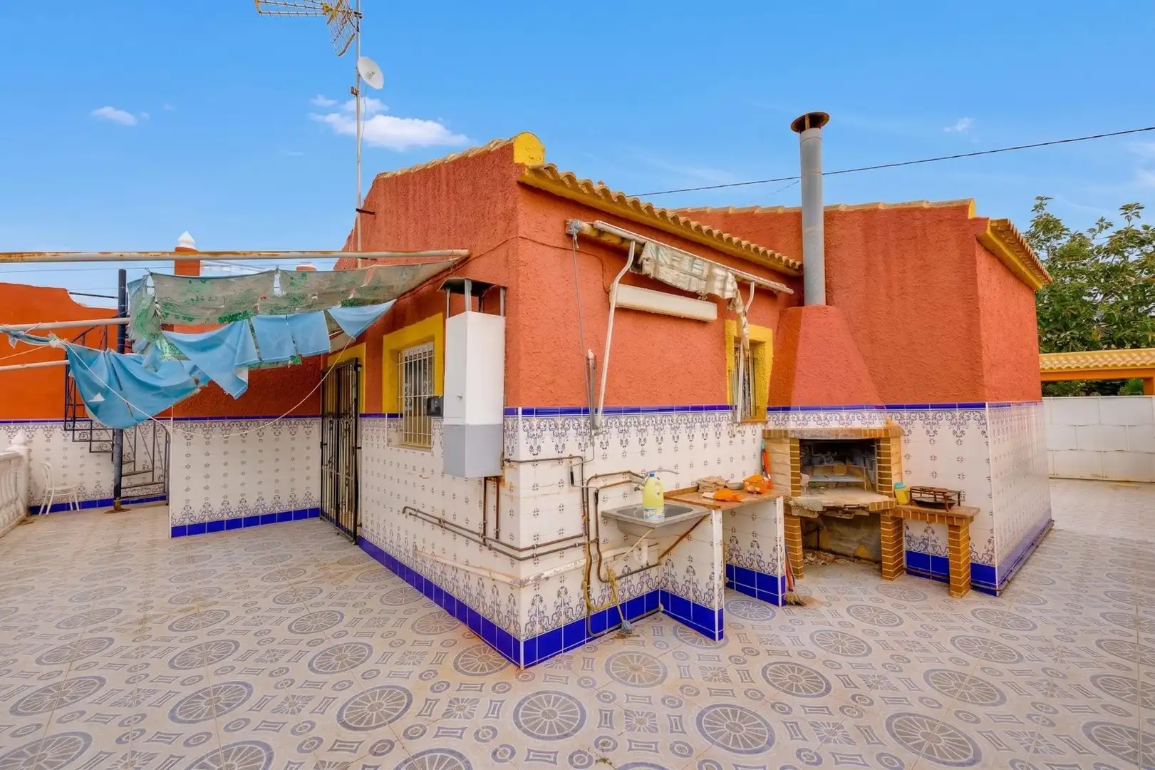 Terrassa de Casa adosada en venda en Orihuela amb Aire condicionat, Jardí privat i Terrassa