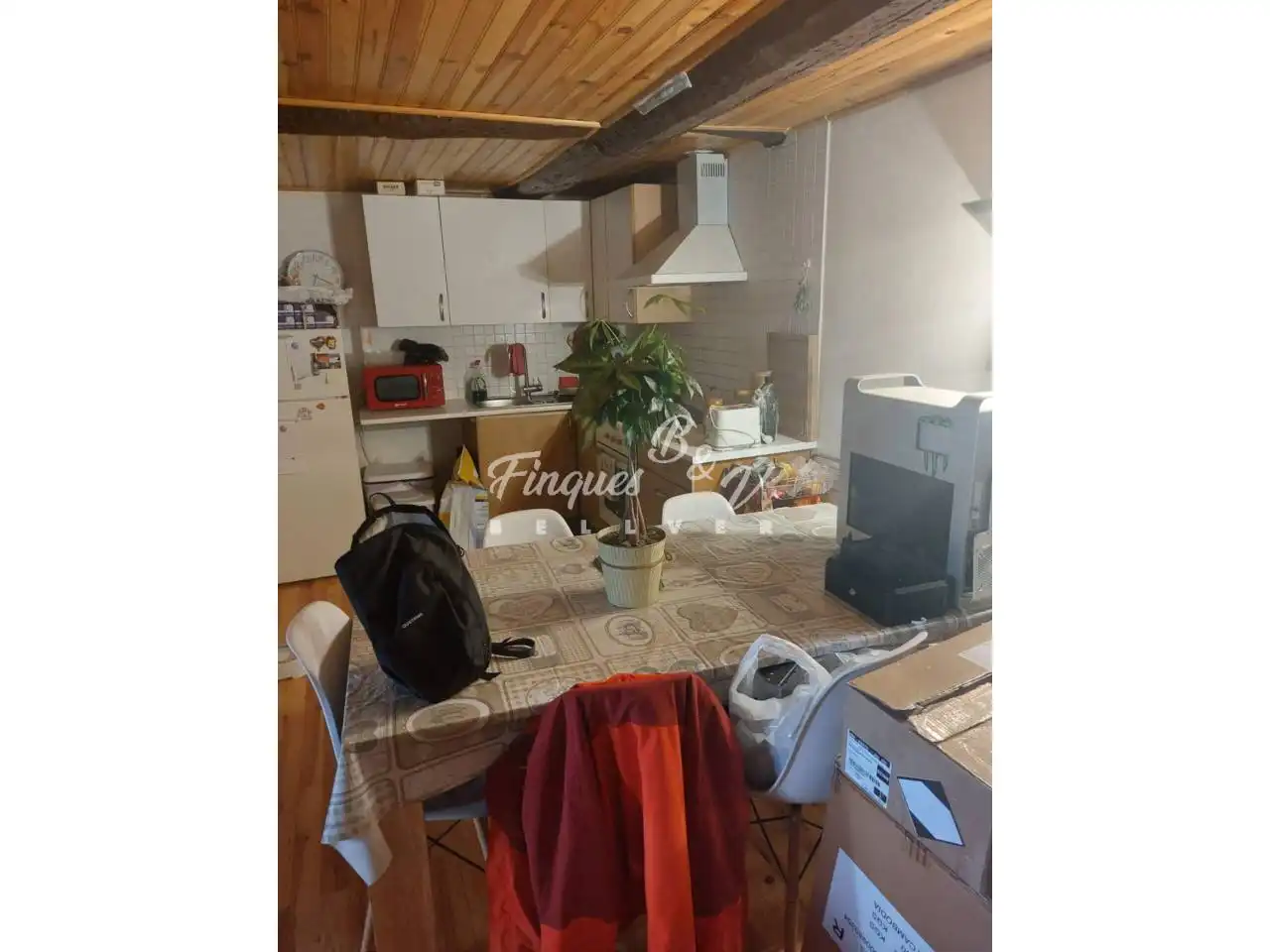 Kitchen of Flat for sale in Bourg - Madame  with Heating, Parquet flooring and Furnished