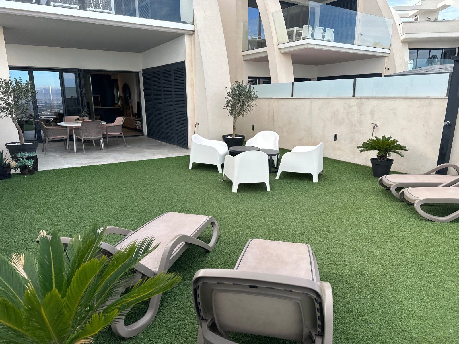 Terrace of Apartment for sale in Almoradí  with Air Conditioner, Heating and Private garden