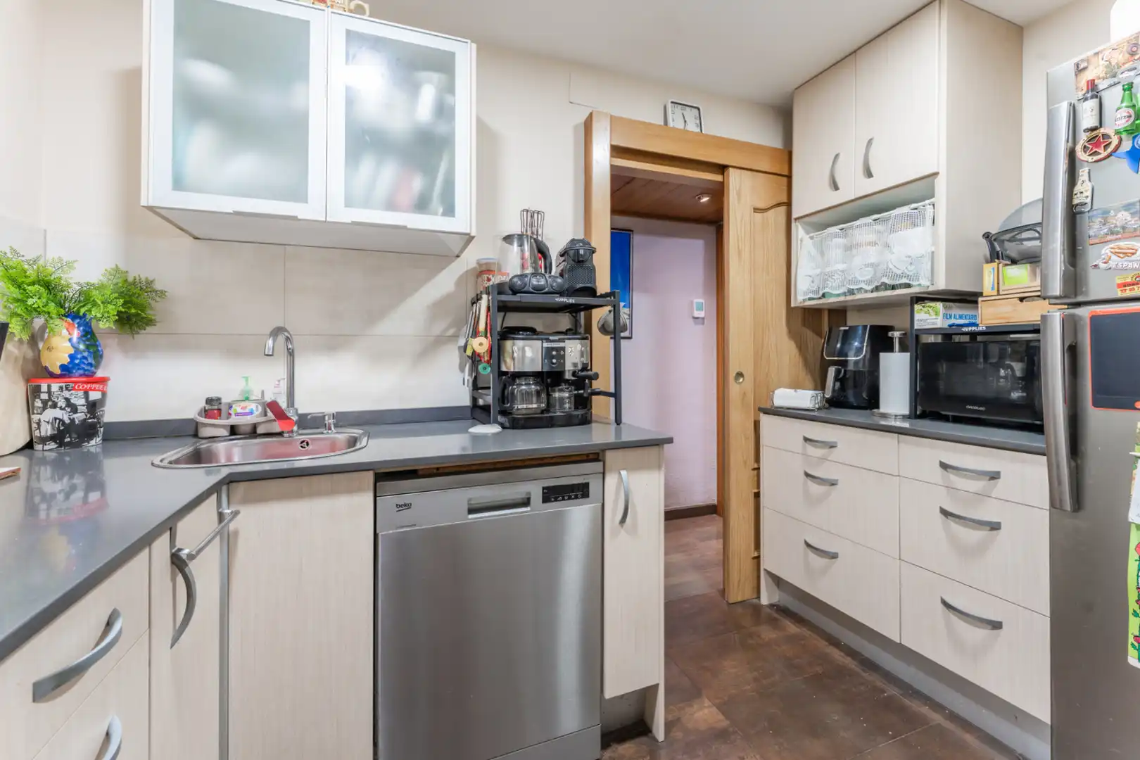 Cocina de Piso en venta en Badalona con Parquet y Balcón