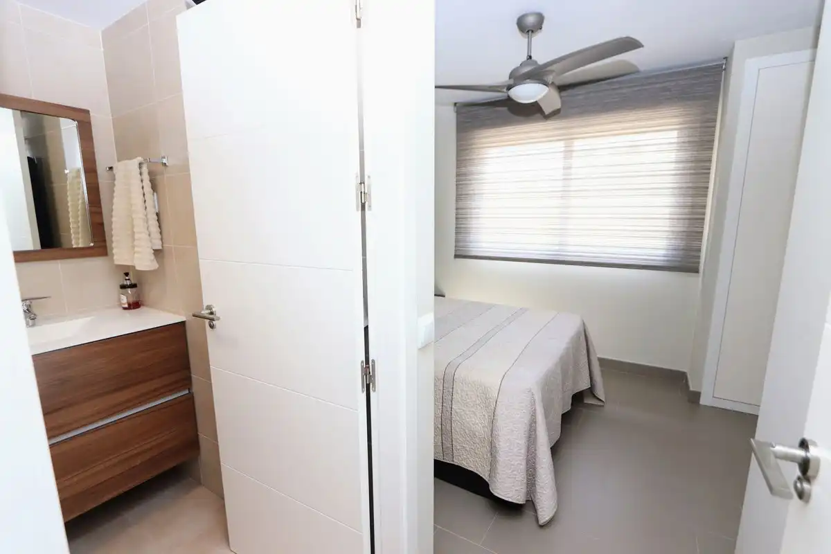 Bedroom of Apartments for sale in San Javier  with Air Conditioner and Community pool