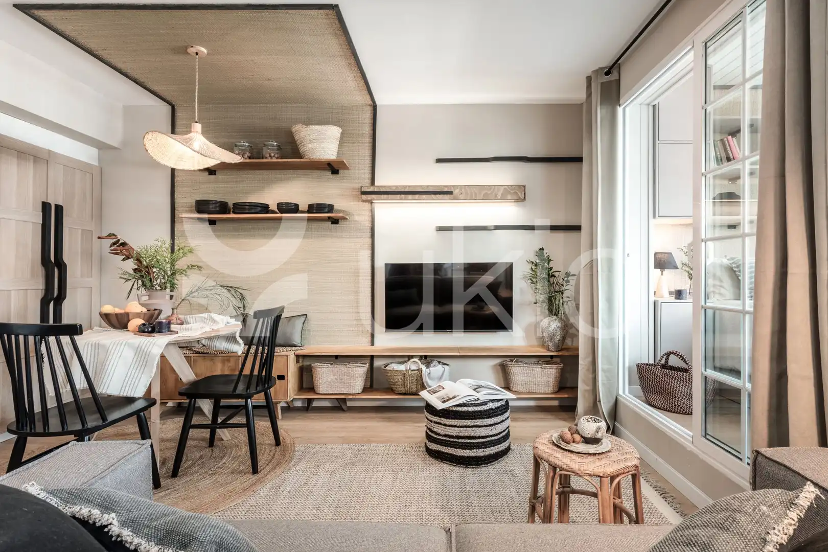 Living room of Apartments for rent in Madrid  with Air Conditioner, Terrace and Furnished