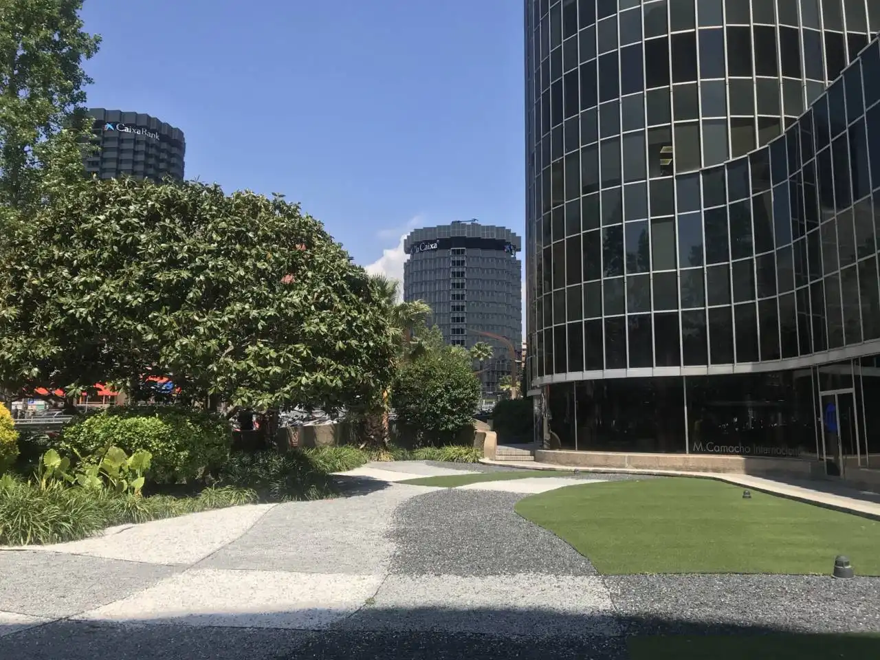 Terrasse von Büro zur Miete in Barcelona mit Klimaanlage, Heizung und Alarm