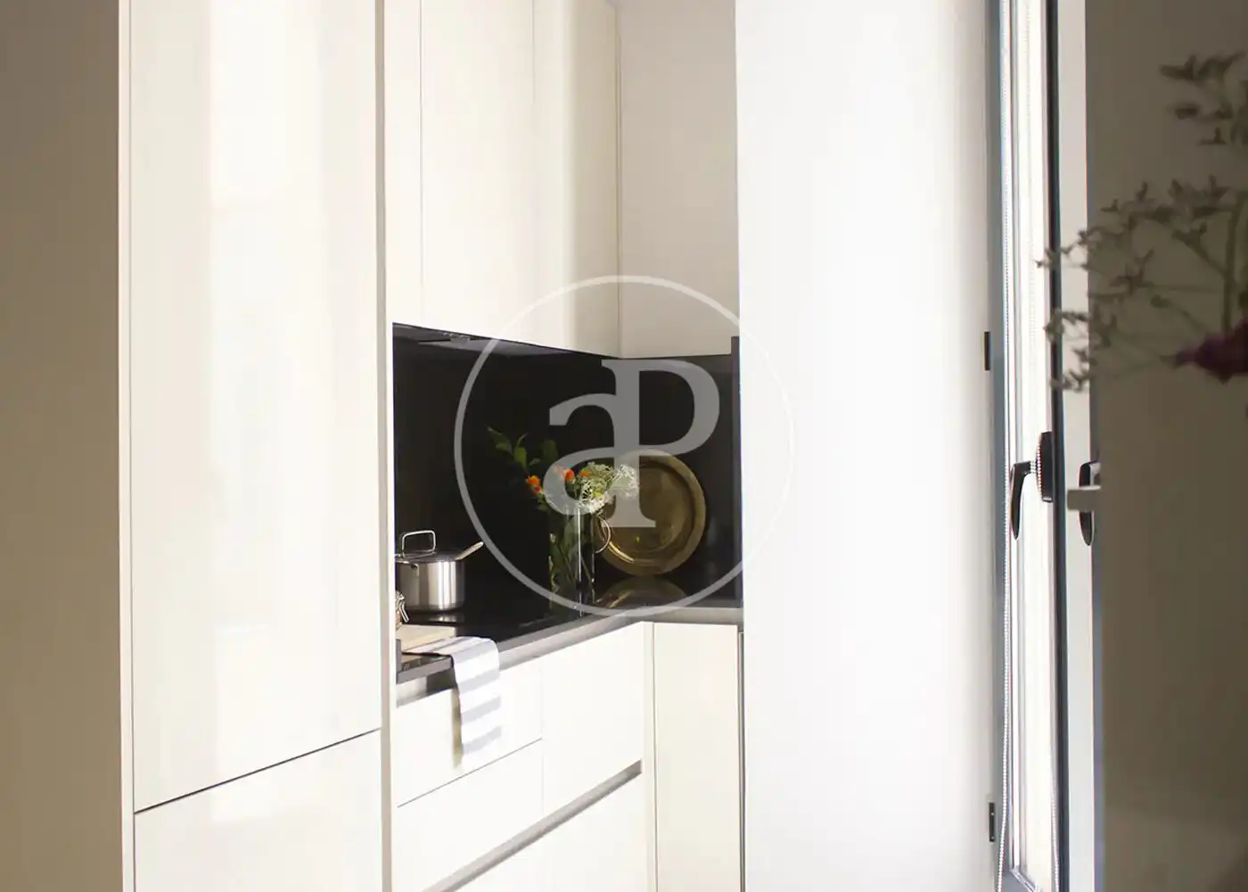 Kitchen of Flat for rent in Madrid  with Air Conditioner, Heating and Terrace