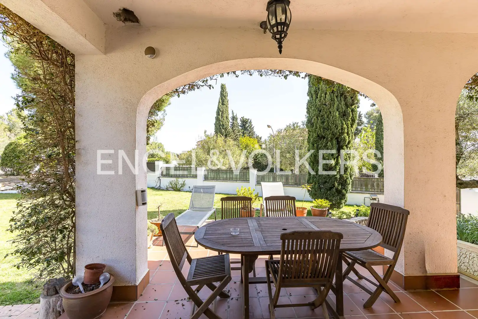 Terraza de Casa o chalet en venta en El Vendrell con Aire acondicionado, Calefacción y Jardín privado