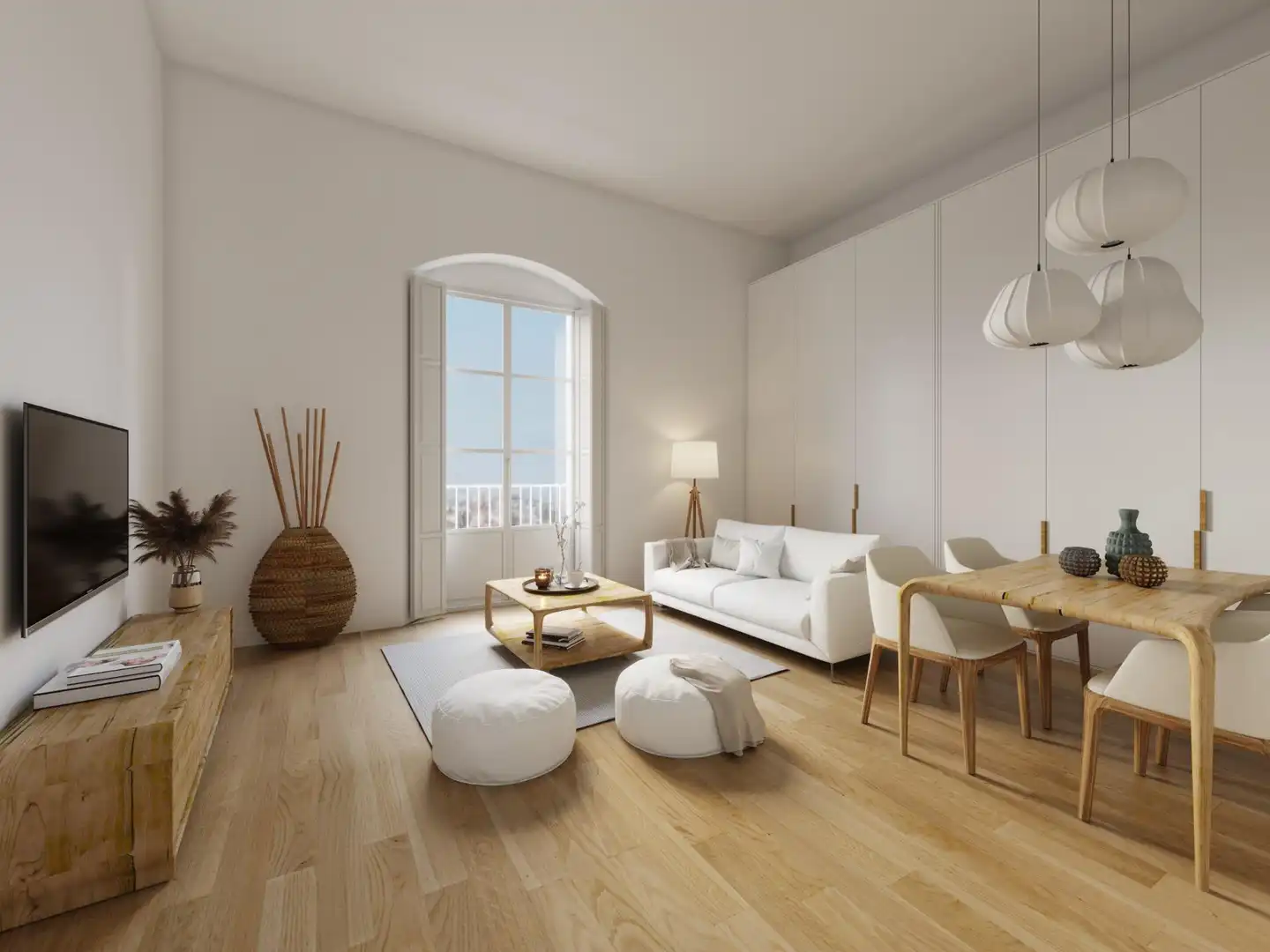 Sala de estar de Apartamento en venta en Chiclana de la Frontera con Aire acondicionado, Terraza y Balcón