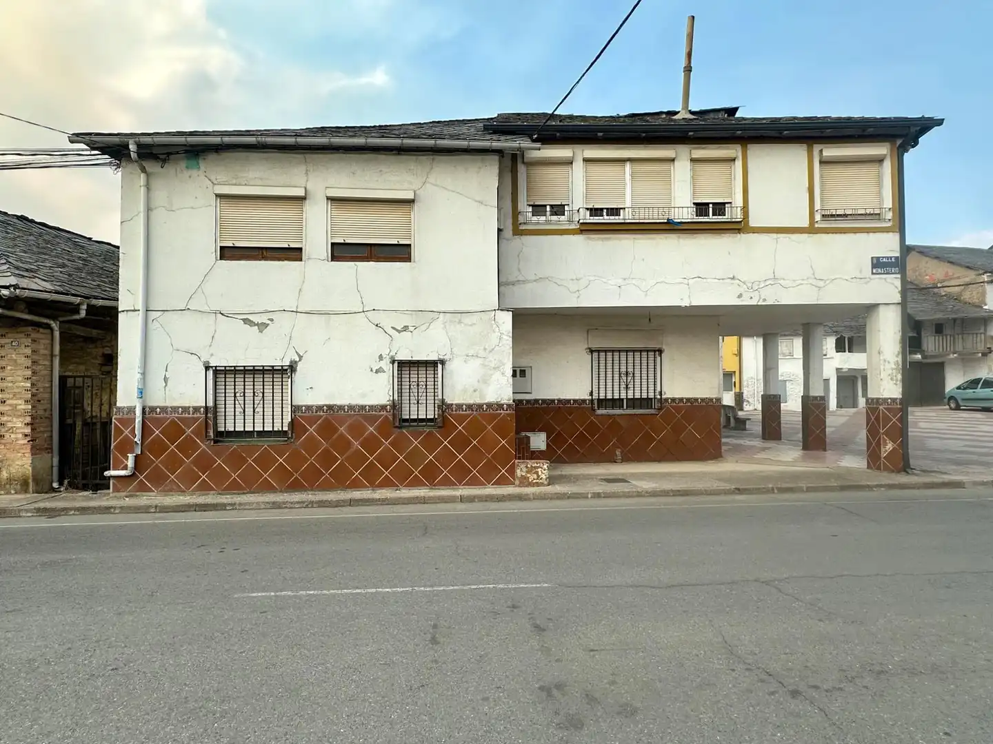 Vista exterior de Finca rústica en venda en Camponaraya amb Calefacció