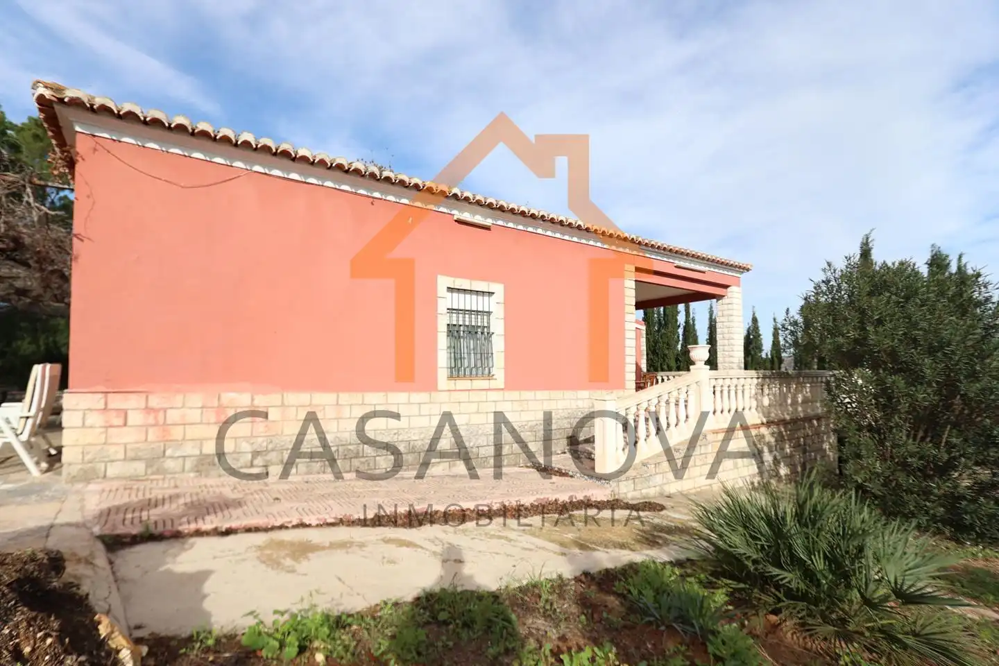 Vista exterior de Casa o chalet en venta en Cotes con Jardín privado, Terraza y Piscina