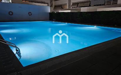 Swimming pool of Attic for sale in Badalona  with Air Conditioner, Terrace and Swimming Pool