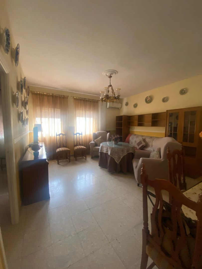 Living room of Flat to rent in Mérida  with Furnished, Washing machine and Microwave