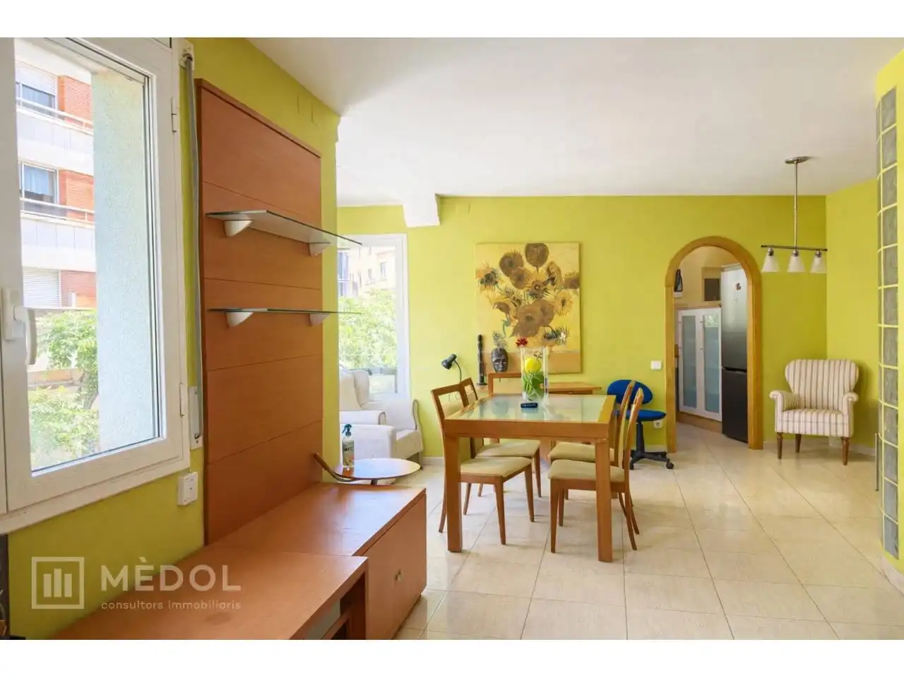 Menjador de Casa o xalet en venda en Móra d'Ebre amb Aire condicionat, Parquet i Moblat