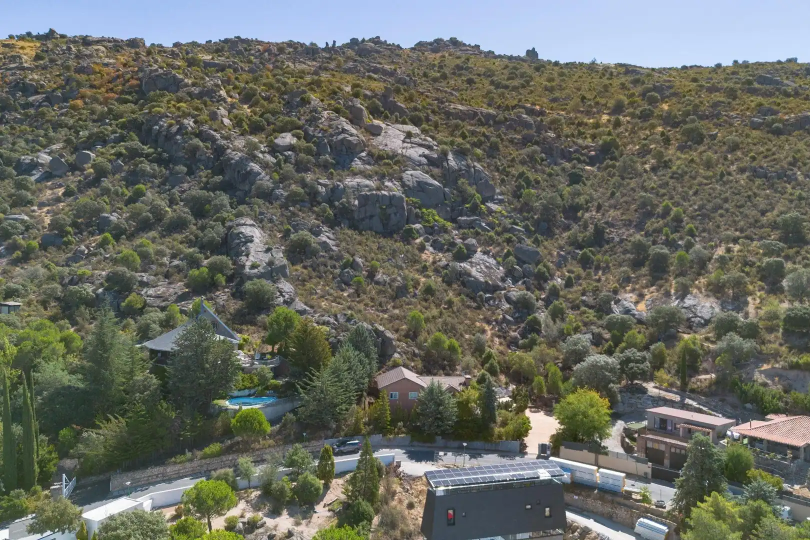 Exterior view of Houses for sale in Collado Villalba  with Heating, Private garden and Community pool