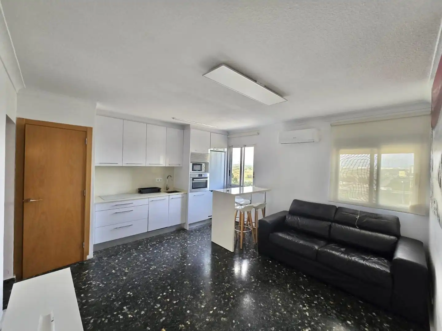 Cocina de Piso de alquiler en La Pobla de Farnals con Aire acondicionado, Amueblado y Horno