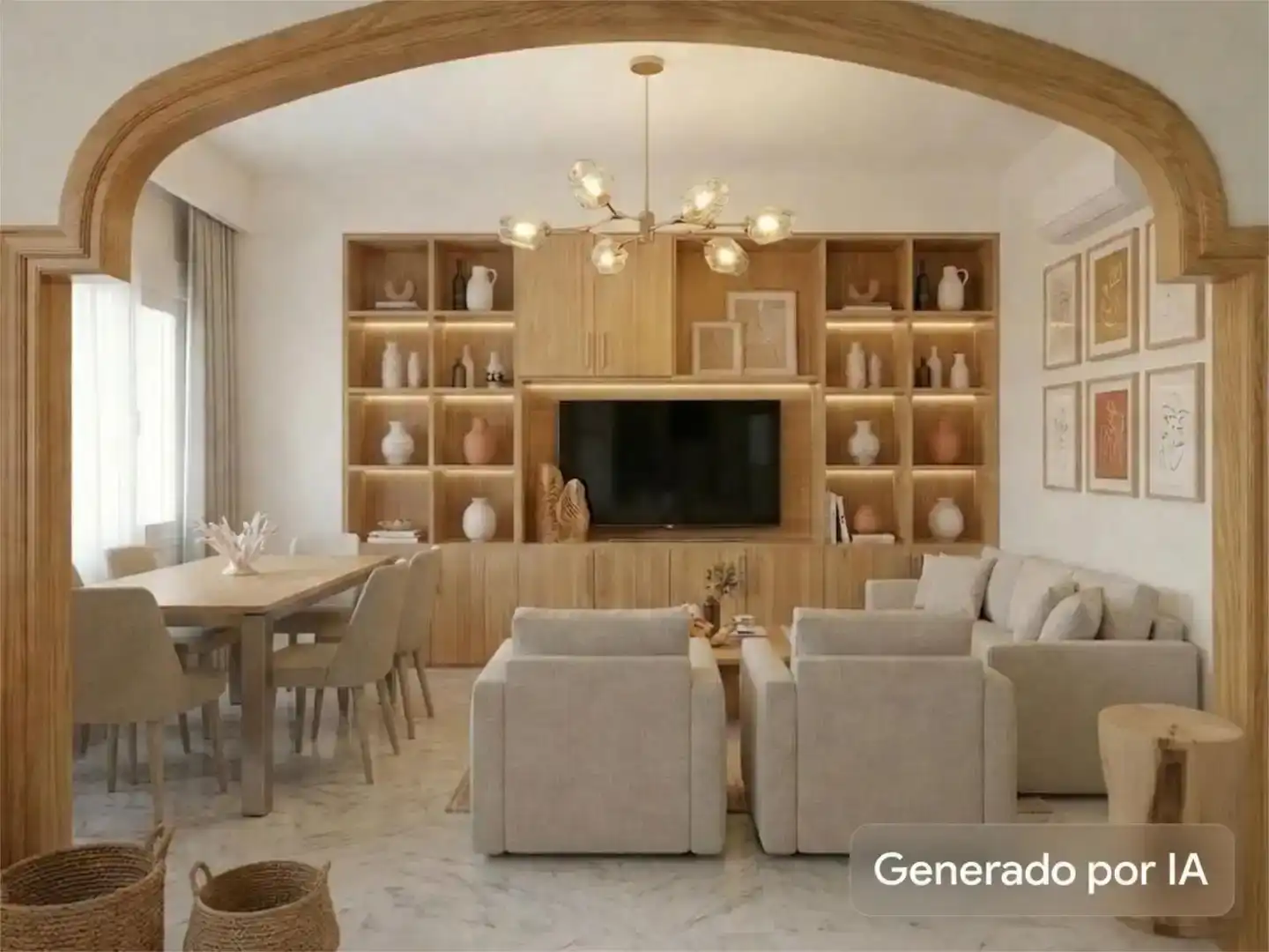 Sala d'estar de Casa adosada en venda en Málaga Capital amb Aire condicionat i Balcó