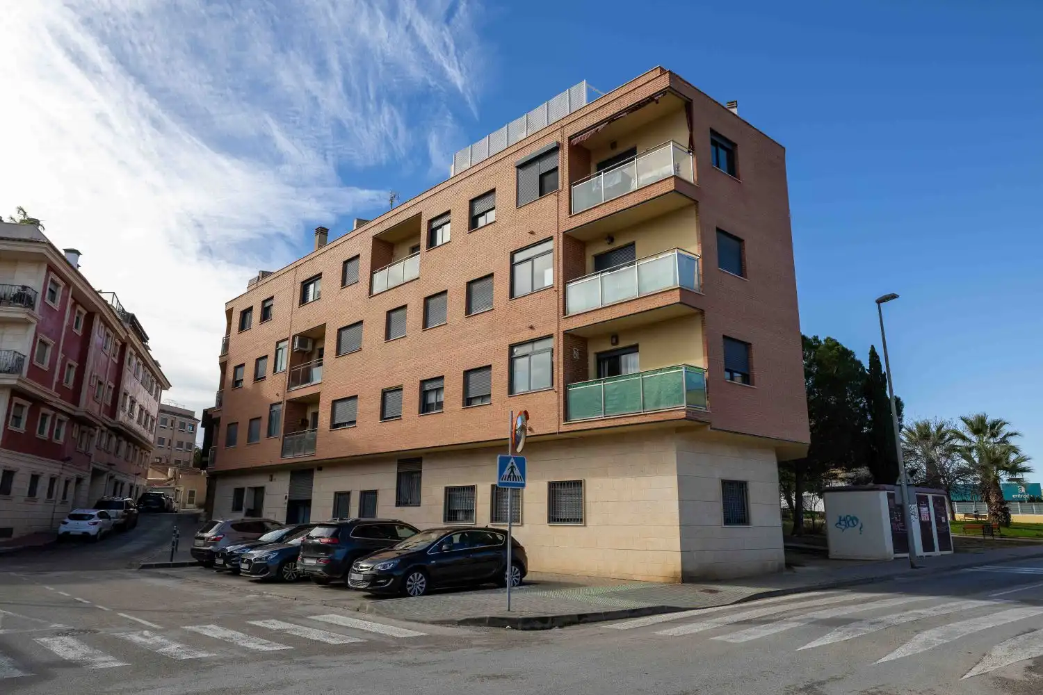 Exterior view of Flat for sale in Murcia  with Air Conditioner, Heating and Parquet flooring