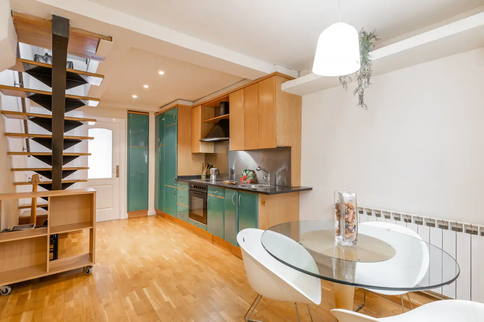 Cocina de Ático en venta en  Pamplona / Iruña con Calefacción, Amueblado y Balcón