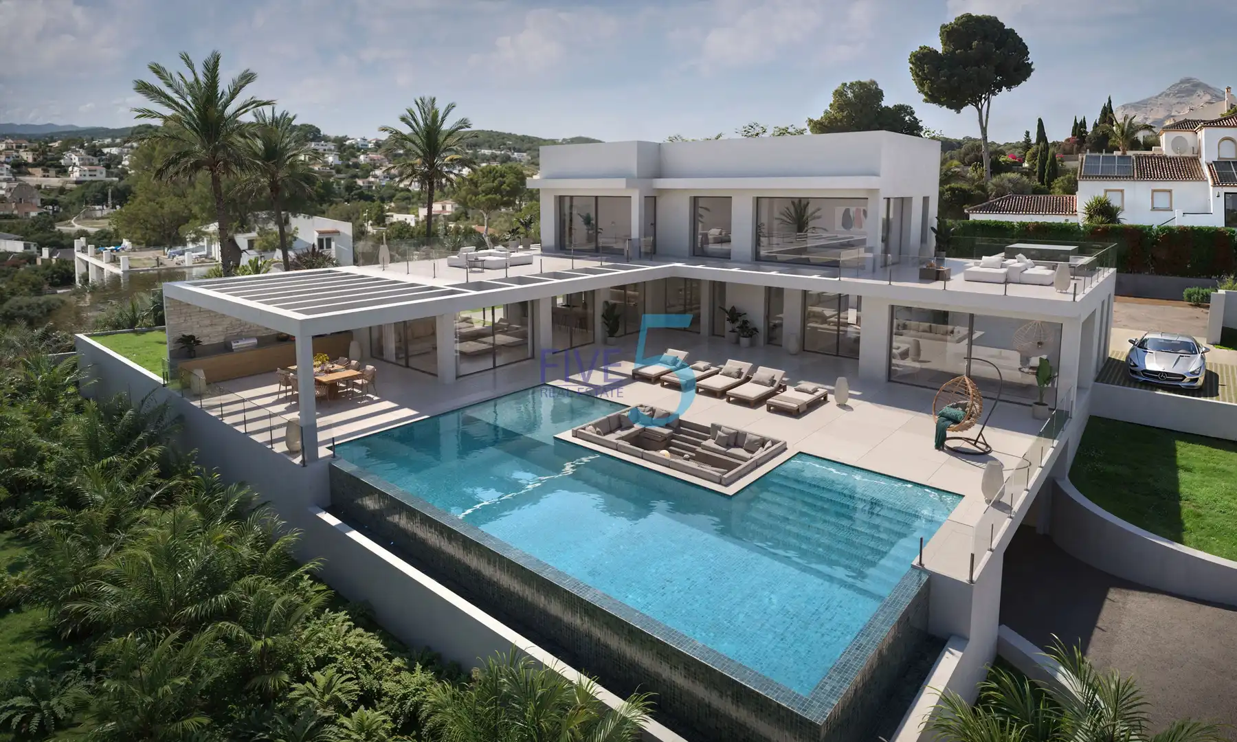 Vista exterior de Casa o xalet en venda en Jávea / Xàbia