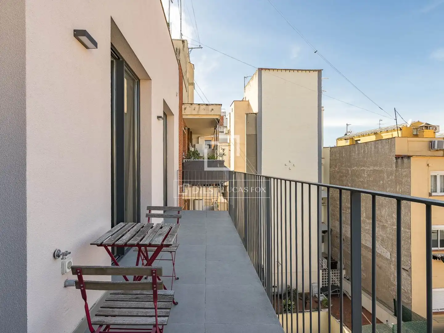Terrasse von Dachboden zum Verkauf in Barcelona mit Klimaanlage, Heizung und Schwimmbad