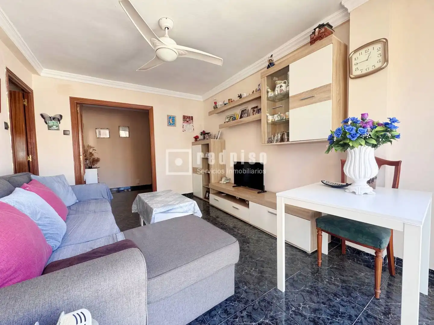 Sala de estar de Piso en venta en Málaga con Terraza