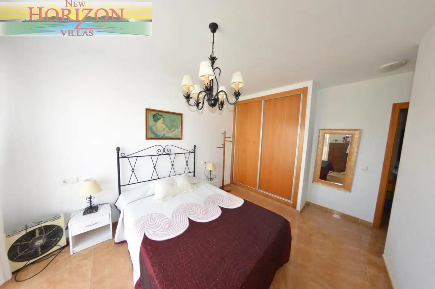 Bedroom of Flat for sale in Albox  with Air Conditioner, Terrace and Furnished