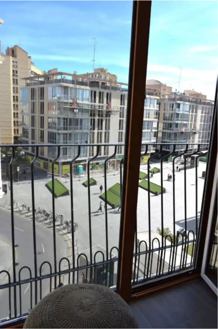 Terraza de Piso de alquiler en Elche / Elx con Aire acondicionado, Calefacción y Amueblado