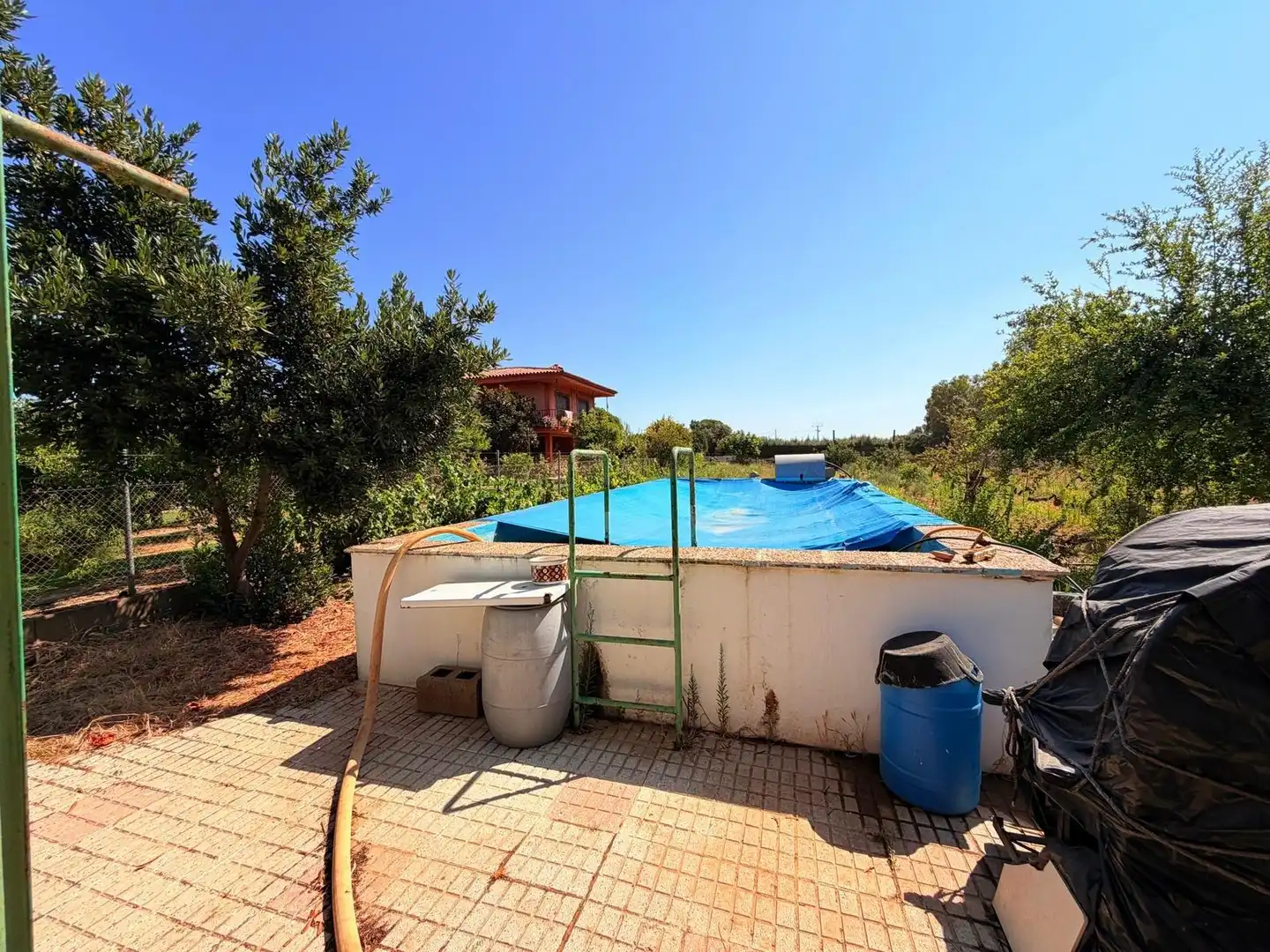 Piscina de Casa o chalet en venta en Valverde de Mérida con Jardín privado, Terraza y Trastero