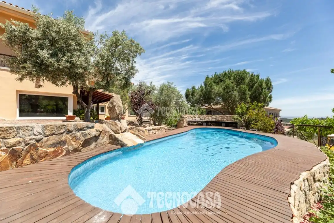 Piscina de Casa o chalet en venta en Hoyo de Manzanares con Calefacción y Piscina