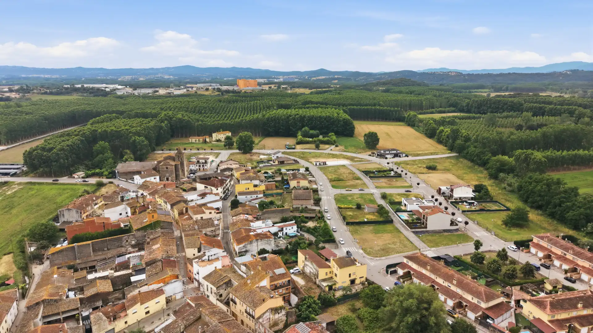 Vista exterior de Casa adosada en venta en Riudarenes con Aire acondicionado, Calefacción y Jardín privado