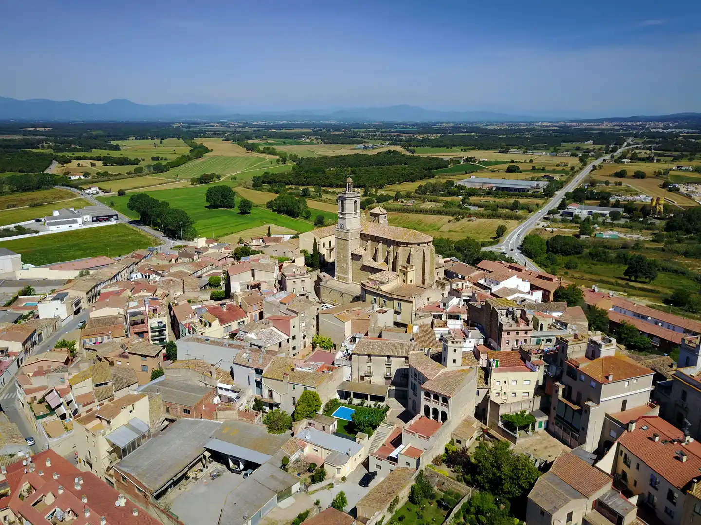 Vista exterior de Residencial en venta en Llagostera