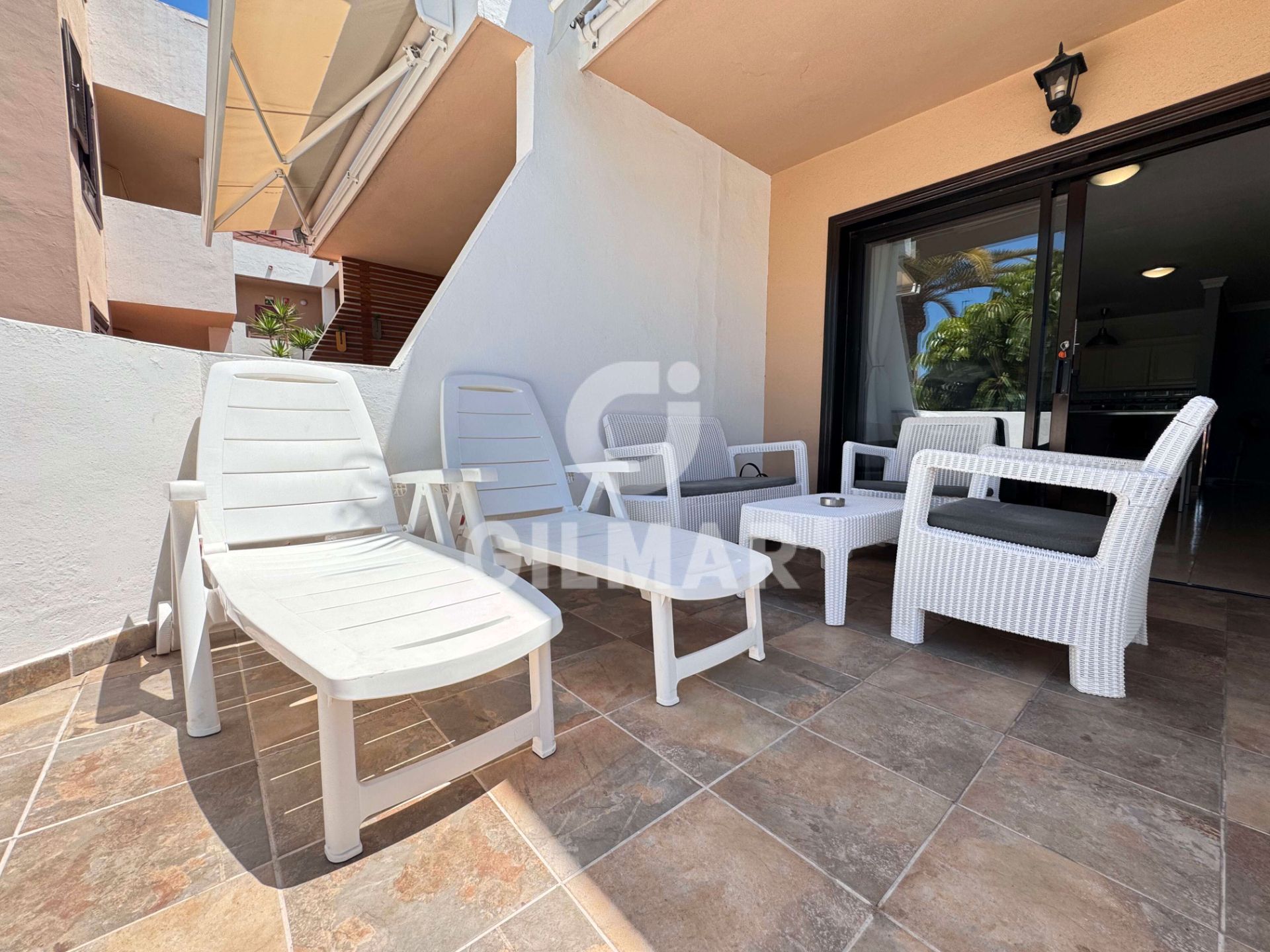 Terrassa de Apartament en venda en San Miguel de Abona amb Terrassa, Moblat i Piscina comunitària