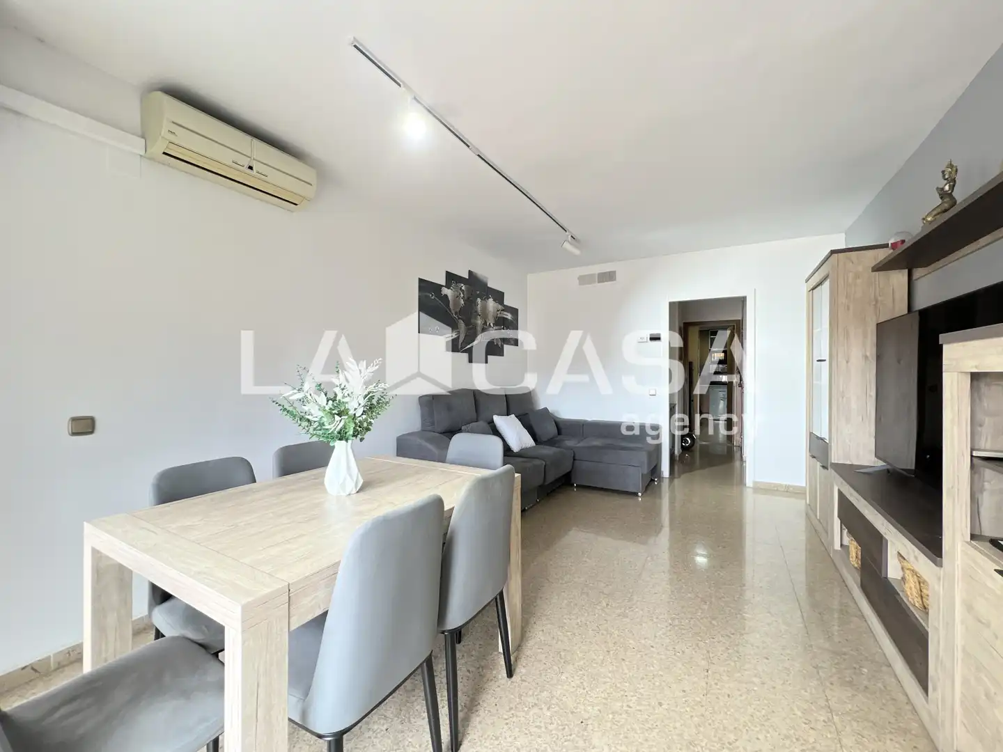 Wohnzimmer von Wohnung zum Verkauf in Badalona mit Balkon