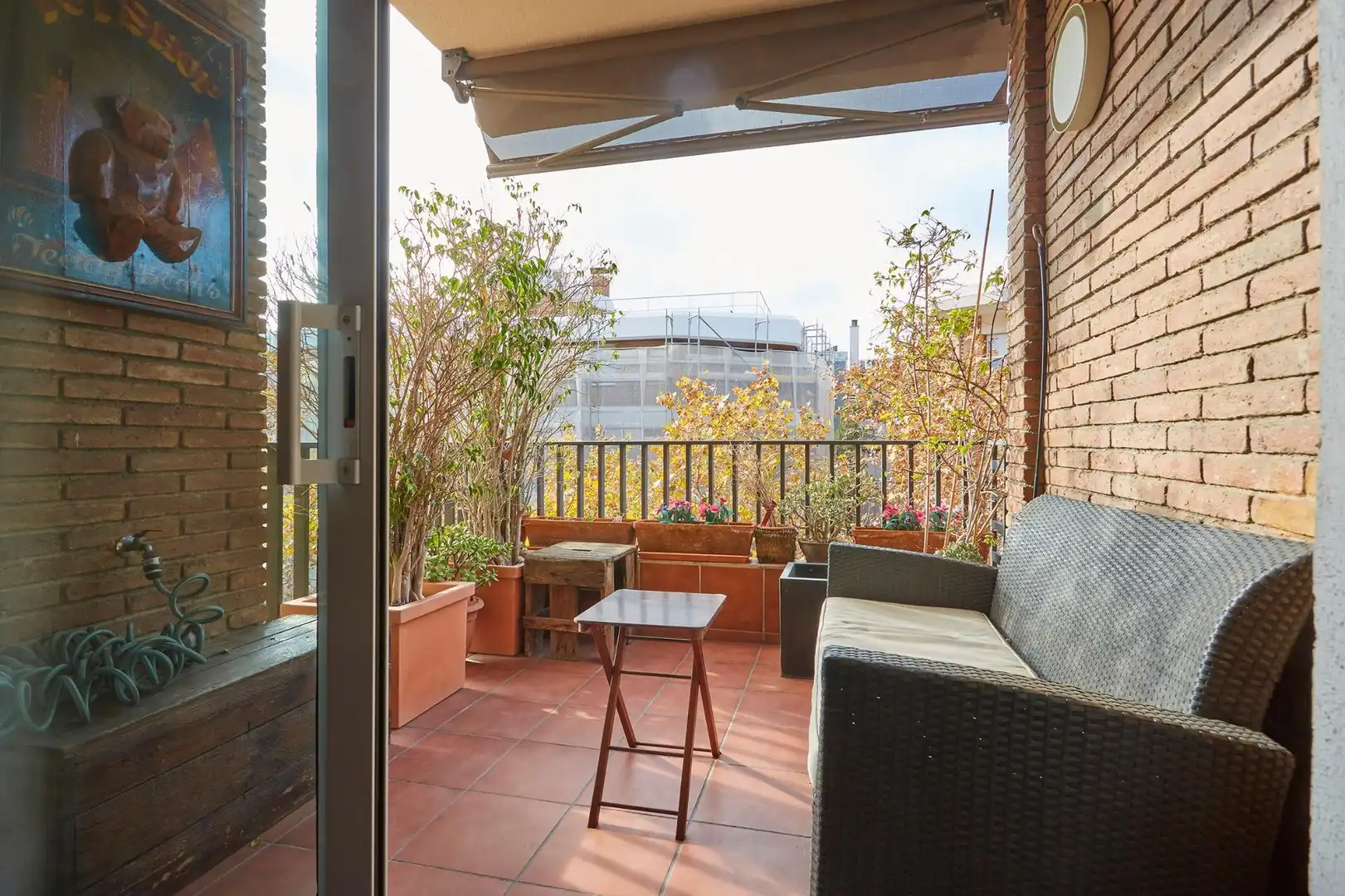 Terrasse von Wohnung zur Miete in Barcelona mit Klimaanlage, Terrasse und Abstellraum